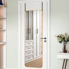 Full Length Over Door Mirror Door Hung Mirror Dormitory Wardrobe Bedroom Mirror