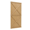 Wooden Garden Gate Outdoor Entrance Fence Security Door With Latch & Hings Kit