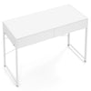Multipurpose Computer Workstation Vanity Table-White