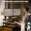 L Shaped Desk Corner Computer Desk with Monitor Stand, Black