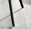**Seconds** Falun Dark Grey Soft Touch Fabric Diamond Stitched Dining Chairs Bl