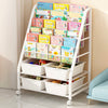 Children Kids Book Shelf Sling Storage Rack Toys Organizer Bookcase Bookshelf UK