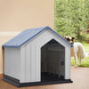 XL Plastic Dog Kennel Pet House Garden Home Indoor Outdoor Animals Door Shelter