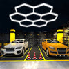Led Hexagon Lights Customize 7 Grid System Honeycomb Light for Garage Home Lamp