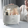 Large Cosmetic Skincare Storage Box 2 Drawers Bathroom Dressing Makeup Organiser