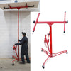 Red 11Ft Lift Lifter Tool Drywall Hoist Caster Plasterboard Panel Sheet Crane