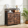Tall Chest of Drawers Bedroom Cabinet with Shelf Dresser Unit Storage Organiser