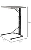 Black Grey Folding Laptop Table Tilt Angle,Height Adjustable Portable Sofa New