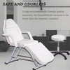 Beauty Bed Adjustable Massage Table Spa Salon Bed Lash Recliner w/Stool