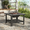 Outdoor Firepit Fire Bowl BBQ Grill Garden Table Stove Patio Barbecue Brazier