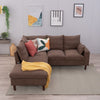 L-Shaped Corner Sofa, Sectional Couch with Built-in USB Port Chaise