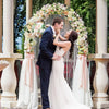 Gold Arched Door Metal Wedding Flower Balloon Stand Backdrop Decor Free Standing