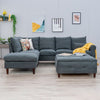 L-Shaped Corner Sofa, Sectional Couch with Built-in USB Port Chaise