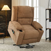 Electric Recliner Chair Cinema Sofa Armchair with Massage & Heat Function Brown