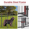 XXL-Large Outdoor Dog Kennel Pet House Enclosure Run Cage Galvanized Steel Fence