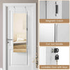 Wall/Door Mounted Jewelry Armoire Organizer 110 cm w/ Full-length Mirror-White