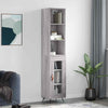 Highboard, Sideboard for Living Room Office, Cupboard with Door and L7R0