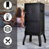 Outdoors Charcoal Barbeque Vertical Charcoal Smoker-Black