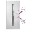 Aluminium Front Door White 110x207.5 cm