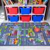 Kids Playmat City Toy Map Floor Mat Rug for Car Play Girls Boys Children Bedroom