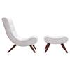 Huge Egg Chair Banana Sofa Armchair with Stool for Bedroom Living Room Fireside