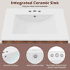 Chic Bathroom Vanity Unit Under Sink Bathroom Storage Cabinet Coffee