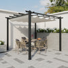 Garden Pergola Awning Shade Outdoor Canopy Furniture Party Barbecue Shelter 13ft from