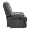 LEATHER/VELVET MANUAL ADJUSTABLE RECLINER ARMCHAIR LOUNGE CHAIR RECLINING GAMING