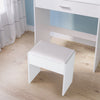 Dressing Table Stool Makeup Bench Padded Chair Piano Seat Vanity SoftStool White