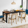 Tribesigns 160 x 60 cm Dining Table, Industrial Kitchen Table for 4-6 Person