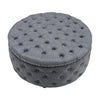 Large Round Coffee Table Chesterfield Footstool Linen Ottoman Pouffe Deep Button
