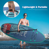 10.5FT Inflatable Stand Up Paddle Board SUP Surfboard Adjustable Non-Slip Deck