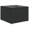 Garden Table with Glass Top Outdoor Dining Table Patio Coffee Table