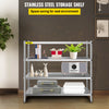 Stainless Steel Shelving Adjustable Storage Shelf 4-Tier Storage Rack