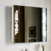 LED Bathroom Mirror Cabinet Storage Shelves Shaver Socket Anti-fog Wall Mounted