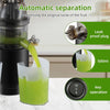 Electric Juicer Machine Juice Fruit Squeezer Slow Masticating Brush Pulp Cup UK