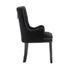 Velvet Pull Door Knocker Studded Dining Kitchen Accent Chairs Luxury Windsor