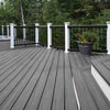 3.6m Decking Tiles Composit WPC Embossed Outdoor Decking Terrace Flooring Boards