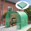 Walk-in Polytunnel Greenhouse Tunnel Cover Pollytunnel Gardening Cover Vent Door