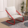 Ergonomic Armchair with Metal Frame Sling Accent Chair Reading Chair Lounge Sofa