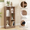 Open Display Cabinet Organizer Living Room 5-Cube Bookshelf-Natural