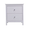 White Chest of Drawers Storage Unit Bedroom Office Organiser with Diamond Handle