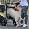 Oversized Large Dog Stroller Dual Door Pet Jogger Trolley Carrier Animal Outdoor