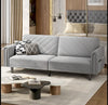 Contemporary Sofa Bed Convertible Sofa Futon Couch Fabric 3-Seater Sofa Bed