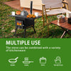 Portable Wood Burning Cooking Stove Camping Bell Tent Heating Stove With Pipe UK
