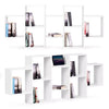 Stylish Space Saving Floating Wall Shelves Bookshelf Storage Unit Display Shelf
