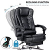 Executive Office Chair Swivel Recliner Computer Desk Gaming Chair with Footrest