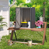 Small Garden Storage Shed Outdoor Metal Tool Box Cupboard Cabinet Lockable