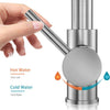 Big Sales Monobloc Pull Out Kitchen Mixer Tap Dual Spout Spray Single Lever 360°