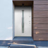 Aluminium Front Door White 110x207.5 cm